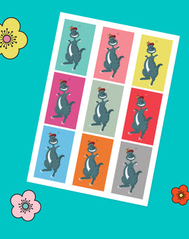 Kids Dinosaur Gift Tags