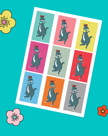 Kids Dinosaur Gift Tags
