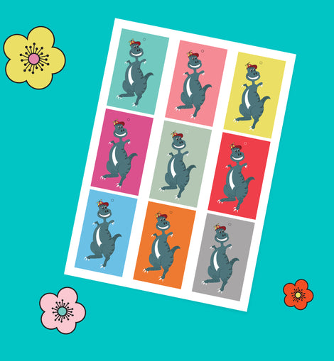Kids Dinosaur Gift Tags