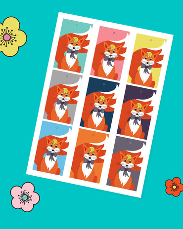 Kids Fox Gift Tags
