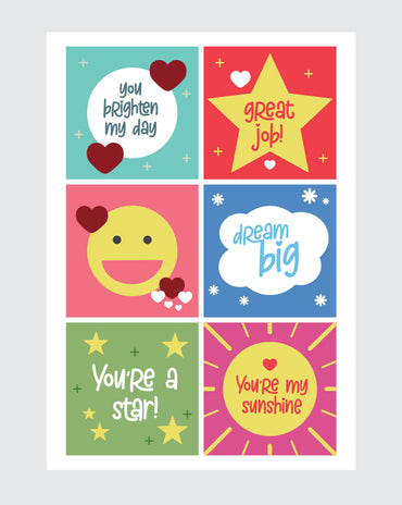 Motivational Cards – Happy Days