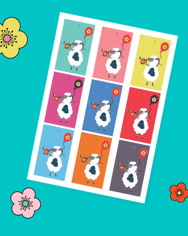 Kids Lamb Gift Tags