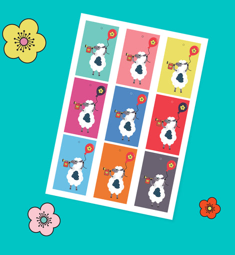 Kids Lamb Gift Tags