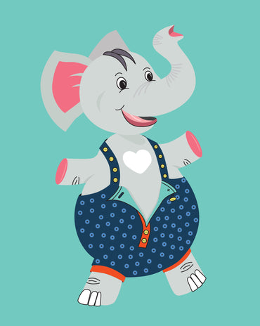 Kids Elephant Gift Tags
