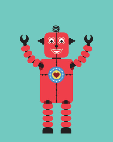Kids Robot Gift Tags